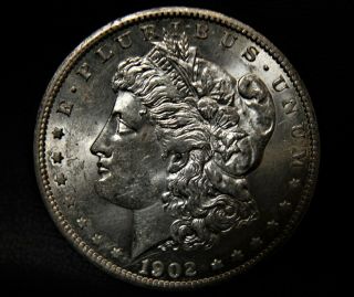 Bu 1902 - S Morgan Silver Dollar 90 Vintage U.  S Coin 1