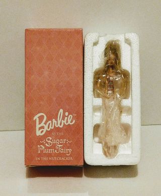 Barbie Sugar Plum Fairy Porcelain Ornament.  Avon 1997 Barbie Collectibles