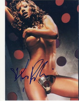 " Barely Covered " Traci Bingham Autographed 8x10 -