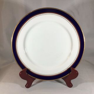 1 Fitz & Floyd Starburst 10 - 3/8” Dinner Plate Cobalt Blue 4 Plates Available