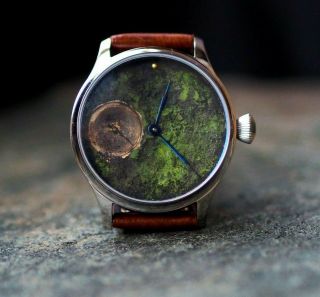 Molnija Wrist Watch,  Converted Vintage Ussr Molnija Pocket Watch