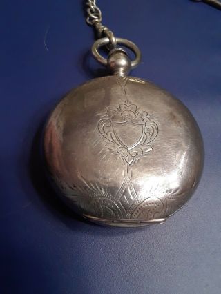 Waltham Wm Ellery Foggs Patent 18s Coin Silver Case Made In 1870