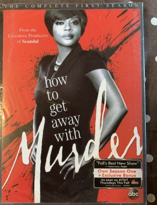 How To Get Away With Murder The Complete First Season Dvd