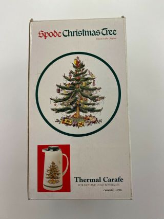 Spode Christmas Tree Thermal Carafe Insulated Coffee Pot, 3