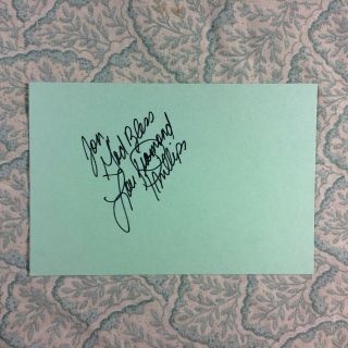 Lou Diamond Phillips - Stand And Deliver - Courage Under Fire - Signed 1987