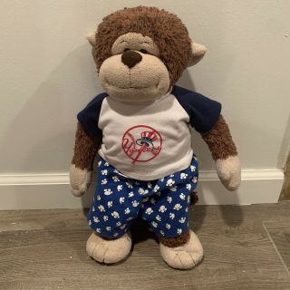 Build - A - Bear Ny Yankees Official Mlb Baseball Fan Teddy Bear Plush 15 " A4