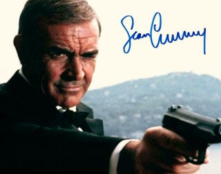 Sean Connery Autographed Signed 8x10 Photo (james Bond 007) Reprint,