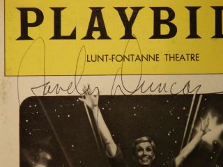 1980 Sandy Duncan Autographed Peter Pan Playbill Lunt - Fontanne Theatre
