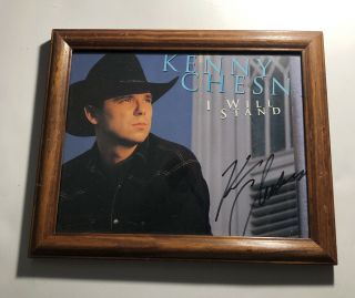 Kenny Chesney Autograph Hand Signed Framed Photo No