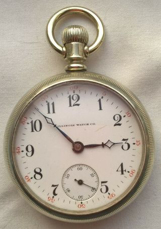 17 - Jewel Illinois 18s Pocket Watch 2579647 (1913) – Good Order