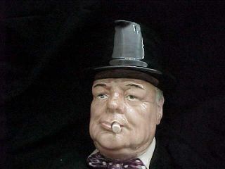 Vintage Royal Winton Toby Jug Of " Sir Winston Churchill " - - & Fab