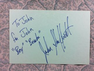 Johnny Sheffield - Tarzan And The Huntress - The Golden Idol - Autograph 1993