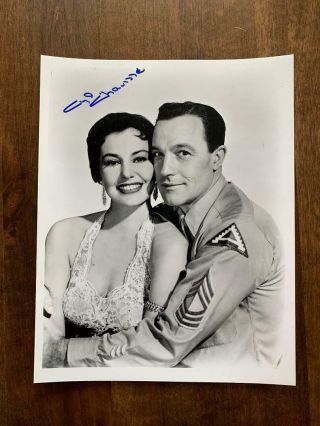 Actress Cyd Charisse - Autographed/signed 8 X 10 Photo - Young With Actor