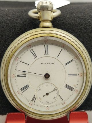 Waltham Crescent St Pocket Watch 18 Size 21j Rr Grade