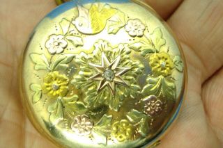 Gorgeous 1908 Illinois Grade 33 Tri - Color Gold Filled Pocket Watch - - 11j - - Repair