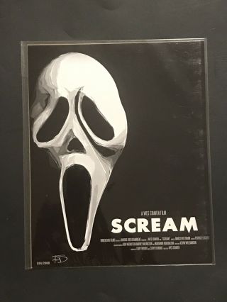 Bam Box Exclusive Bam Horror (scream) Ghostface Le 8x10 Art Print 594/2000