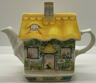 James Sadler England Rose Cottage Teapot English Country Cottages 4731 Euc