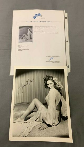 Actress Joan Leslie - Autographed/signed 8 X 10 Photo - Young - Sexy -
