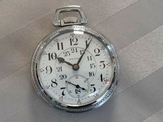 18 Size Waltham Model 1892 21j 845 Pocket Watch In Display Case