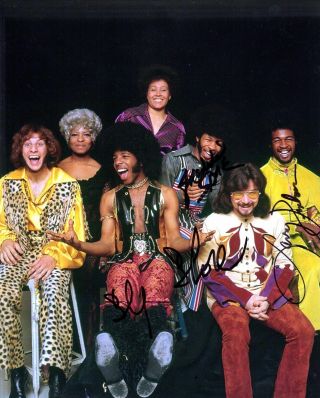Sly And The Family Stone Autographed Signed 8x10 Photo Reprint