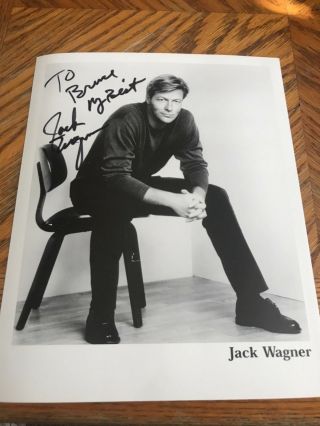 Jack Wagner Hand Signed Autographed 8x10 Photo General Hospital Melrose Place