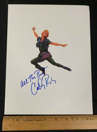 Cathy Rigby Hand Signed Autographed 8x10 " Peter Pan Photo W/coa