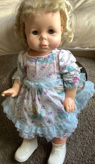 Vintage 1964 Mattel Baby First Step Doll?,  Walks Great