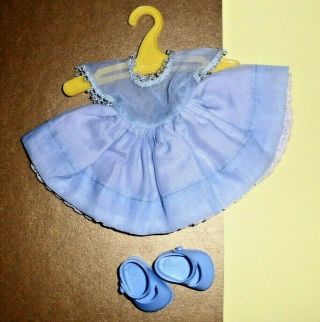Vintage Ginger Cosmopolitan Doll Clothes Blue Party Outfit 1950 