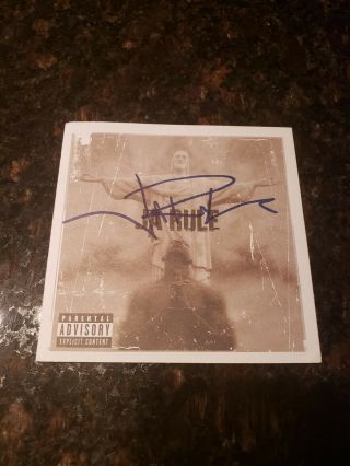 Ja Rule Signed Autographed Cd Booklet With