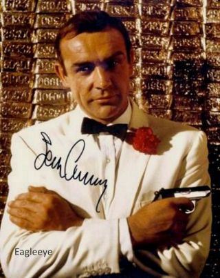 Sean Connery Autographed Signed 8 X 10 Photo James Bond 007 Reprint