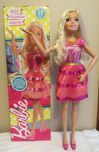 Mattel Best Fashion Friend Barbie,  28 " Tall,
