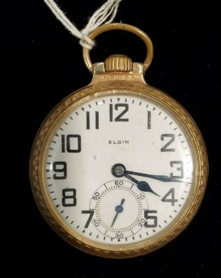 1925 Elgin Pocket Watch B.  W.  Raymond 21 Jewels - Grade 478 - In