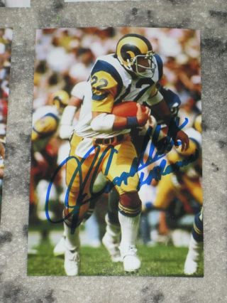 Los Angeles Rams John Cappelletti Signed 4x6 Photo Nfl Autograph 1