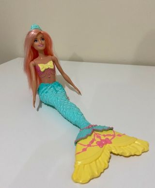 Barbie Dreamtopia Mermaid Doll With Long Coral Hair 12 Inch.