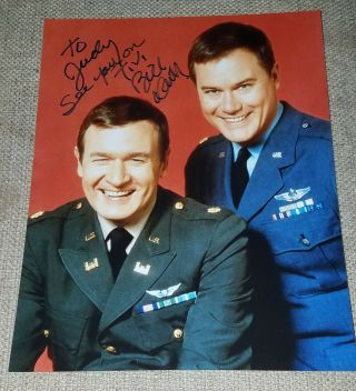 Photo I Dream Of Jeannie Autograph Signed By Bill Daly Autographed Cast Crew