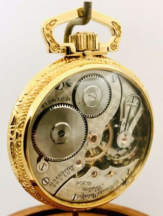 Stunning 1910 E Howard Series 4 16s 17j Salesman Pocket Watch Great Runner