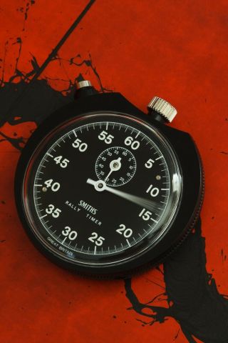 Smiths Rally Timer - Stopwatch in Black ABS Case 2