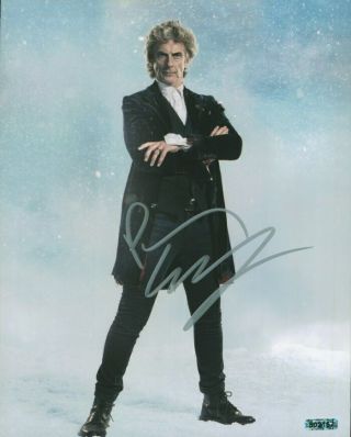 Peter Capaldi Doctor Who Hand Signed 8x10 Autographed Photo With