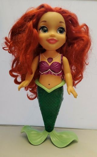 Disney Little Mermaid Singing And Talking Ariel Doll - Vgc,  Lights Up