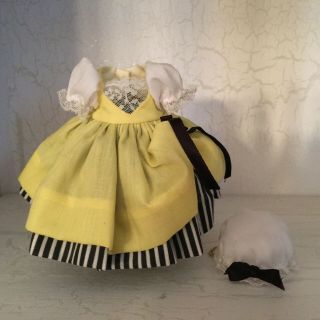 Vintage Yellow Dress Set For Your 8 " Madame Alexander Doll