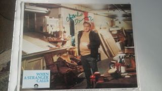 Charles Durning - Signed Autograph Lobby Card - When A Stranger Calls