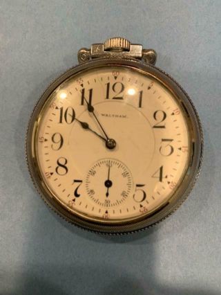 1903 Waltham 18s Size 23 Jewel Rail Road Grade Vanguard Pocket Watch Model 1892