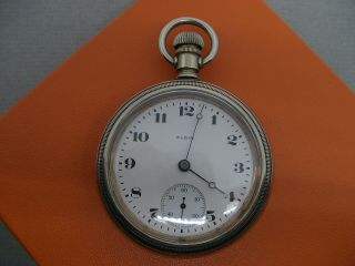 Elgin 18 Size 7 Jewels,  Running Pocket Watch For The Collector.