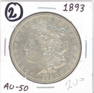1893 P Morgan Dollar Au Key Date - Silver Dollar - $1