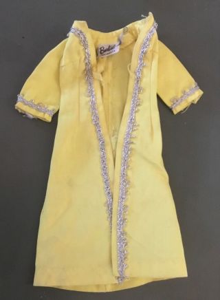 1969 - 70 Barbie Silver Polish 1492 Yellow Coat