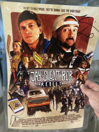 Jay And Silent Bob Reboot Roadshow Autographed Poster Kevin Smith,  Jason Mewes