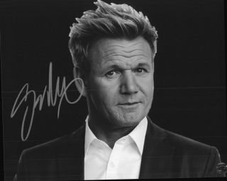 Gordon Ramsay Hand Signed 8x10 Autographed Photo With