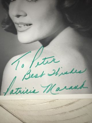 Patricia Marand Signed Autographed Photo Photograph Picture 8” X 10” 2