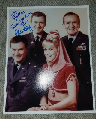 Cast Crew Photo I Dream Of Jeannie Autograph Signed By Bill Daly