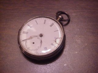 Relic Civil War Key Wind Pocket Watch W/ Owner 